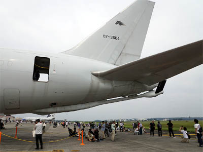 空中給油機KC-767Jのフライングブーム
