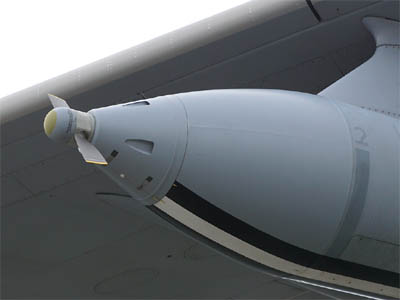Airbus A330 MRTT(KC30-A)のプローブアンドドローグARBS(Aerial Refuelling Boom System)のプロペラ