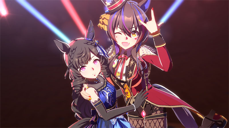 ストーリーイベント「彗星蘭の君へ～Let's dance now!～」より、ダイタクヘリオスとダイイチルビーのドロワムービー