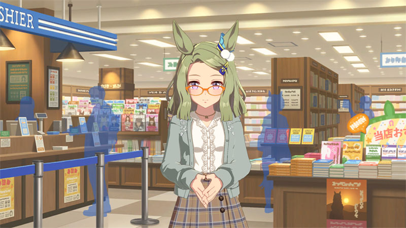 キャラストーリーに登場する私服のエアメサイア