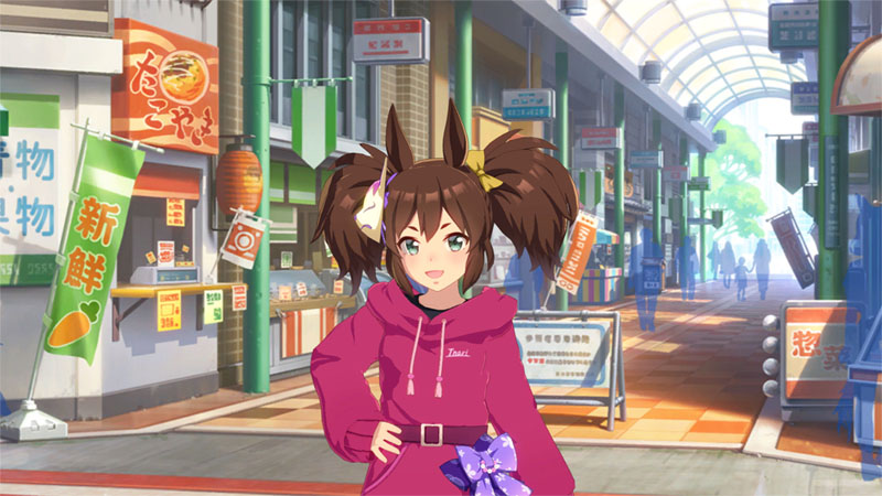 キャラストーリーに登場する私服のイナリワン
