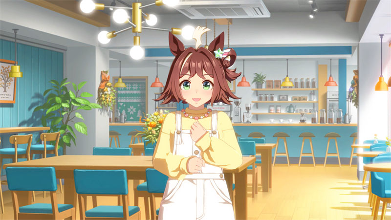 キャラストーリーに登場する私服のラインクラフト
