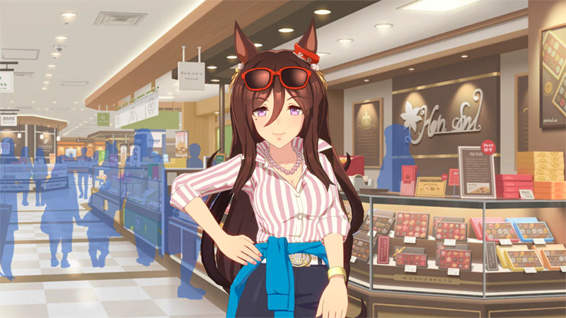 キャラストーリーに登場する私服のシーキングザパール