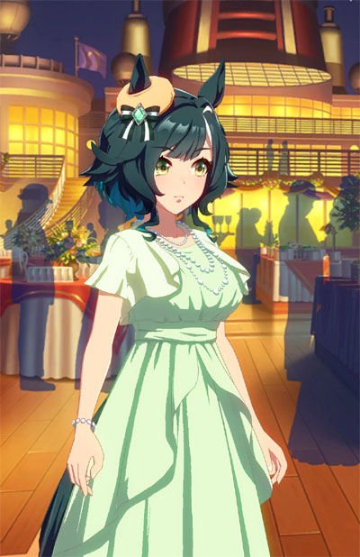 お出かけイベント「ページを捲れば、待つ世界」で登場するドレス姿の可愛いキセキ