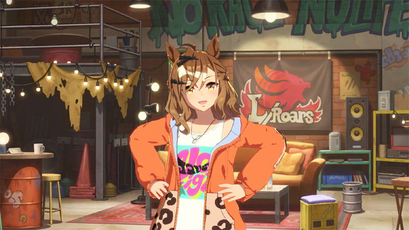 キャラストーリーに登場する私服のジャングルポケット