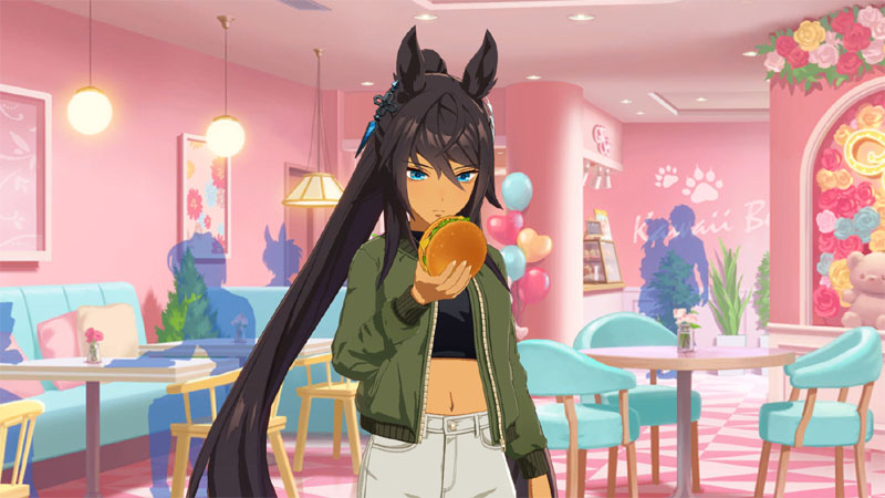 キャラストーリーに登場する私服のシンボリクリスエス