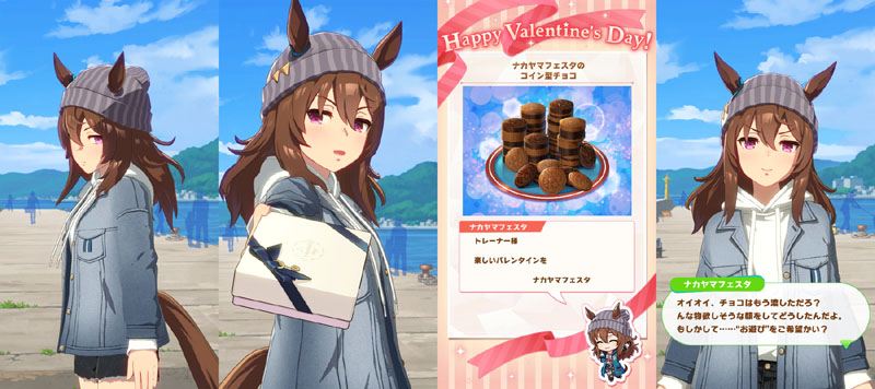 バレンタインデーにナカヤマフェスタから貰った特別なチョコレート、コイン型チョコ