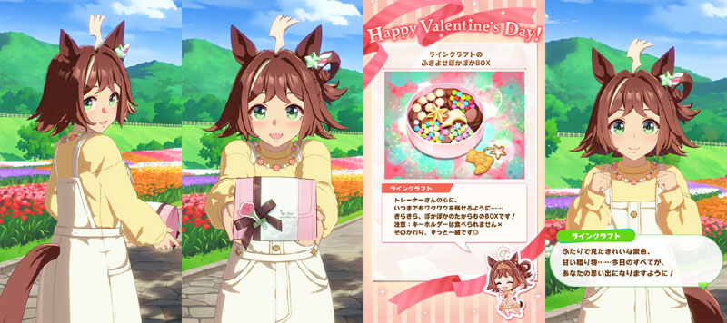 バレンタインデーにメルヘンクラフト（勝負服違いのラインクラフト）から貰った特別なチョコレート、ふきよせぽかぽかBOX