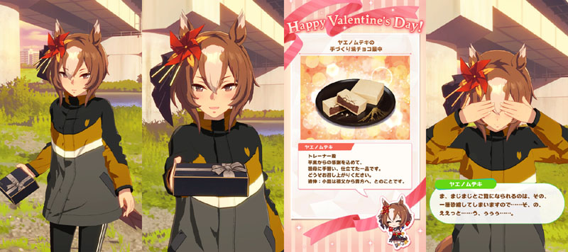 バレンタインデーにヤエノムテキから貰った特別なチョコレート、手作り焼チョコ最中