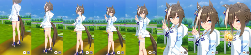 水着シュヴァち（勝負服違いのシュヴァルグラン）の可愛い1着（勝利）演出