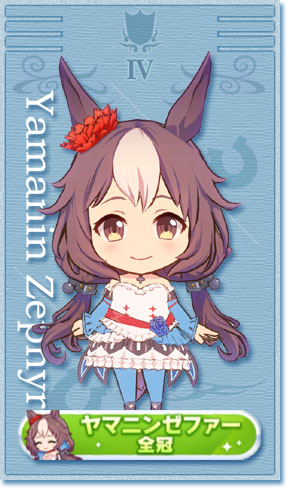 ヤマニンゼファーの全冠称号(No.4)