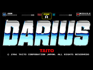 DARIUS-Titelbildschirm