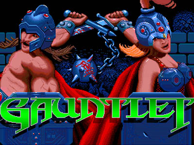 title screen of Gauntlet