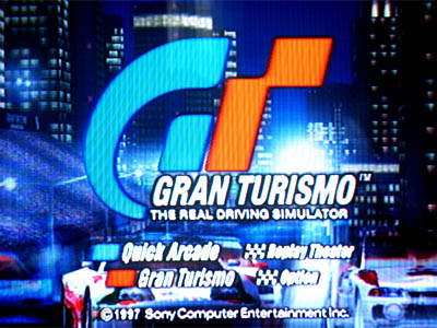 title screen of GranTurismo
