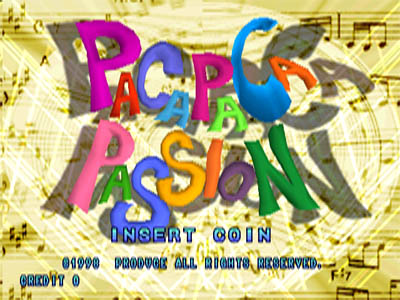 title screen of PacaPacaPassion