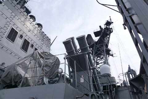 護衛艦「はたかぜ」のハープーンこと90式艦対艦誘導弾(SSM-1B)