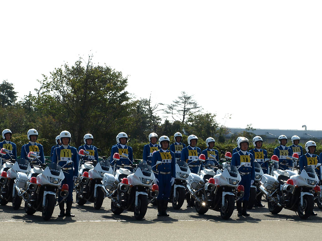 Opening ceremony of the 45th Police Motorcycle Safety Riding Competion 2014