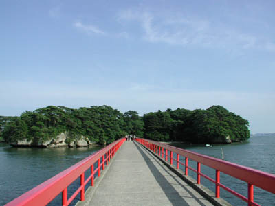 国道45号線の近くにある観光名所「松島」