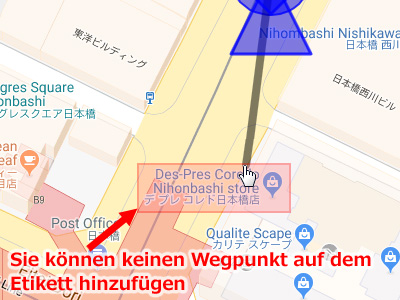 Beispiele für Orte, an denen Sie nicht auf Google Maps klicken können