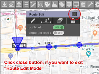 How to edit waypoints on Google Maps