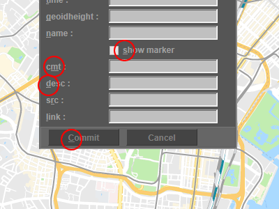 Shortcut key for each dialog