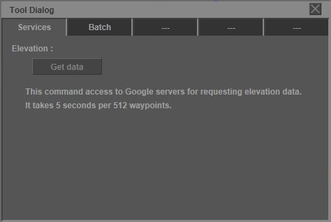 Google地圖的GPXEV工具對話框