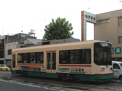富山市内 路面電車