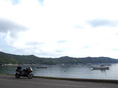 徳島県道200号線の椿町付近の海