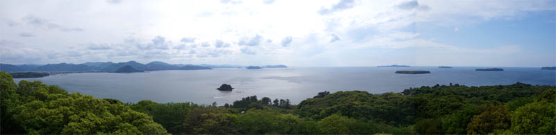 笠山から見た日本海