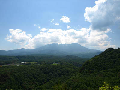 木曽の国道361号線沿いにある九蔵峠から見た絶景