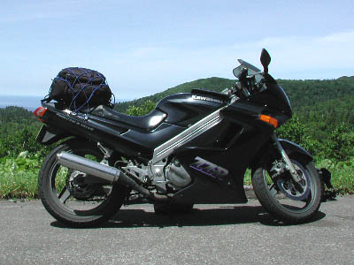 Kawasaki ZZR250, modèle H1 des années 1990 (EX250H1)