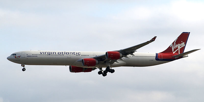 ヴァージン アトランティック航空(Virgin Atlantic Airways) (G-VSSH Airbus A340-600) ロンドン発 成田行 VS900便