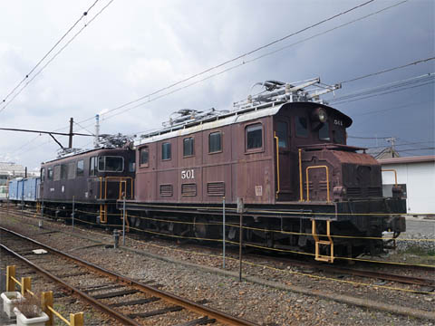 上田温泉電軌から譲渡された岳南鉄道のED50形電気機関車「ED501」
